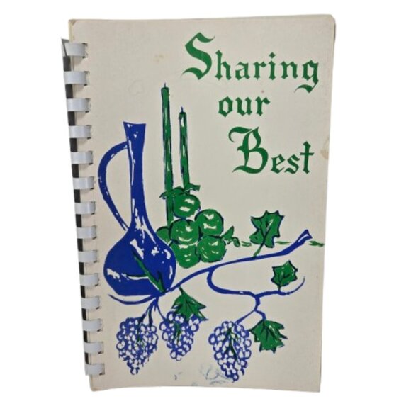 Vintage 1970s Cookbook Foothills United Church Women Cowley Alberta Sharing Best - Picture 1 of 16